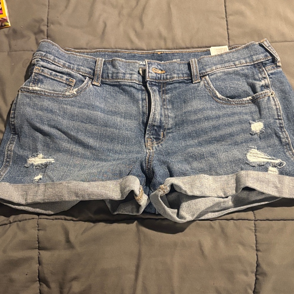 Old Navy Distressed Blue Jean Shorts